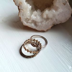 Stackable ring set from Pura Vida